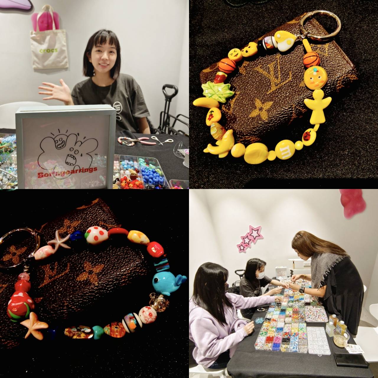 ▲活動現場手工串珠體驗(圖/創新聞記者陳光蘊攝)