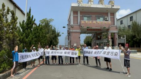 施工噪音毀安寧    台南漁光里民陳抗「不歡迎惡質廠商」