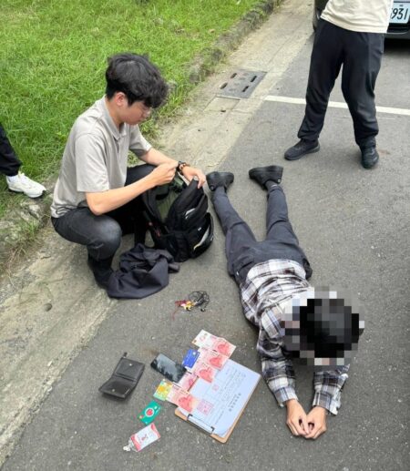 警實習生的初體驗　首次實戰勇逮2名車手