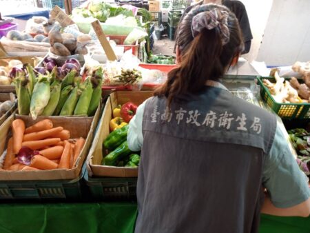 台南今年1至5月生鮮蔬果殘留農藥抽驗     17件不合格