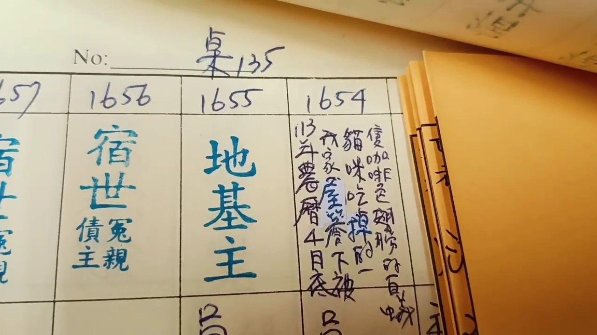 ▲社頭清水岩寺年年農曆七月辦理「梁皇寶懺超渡消災法會」，今年有超過萬人報名，民眾登記超渡的對象無奇不有。（記者張溎壕攝）