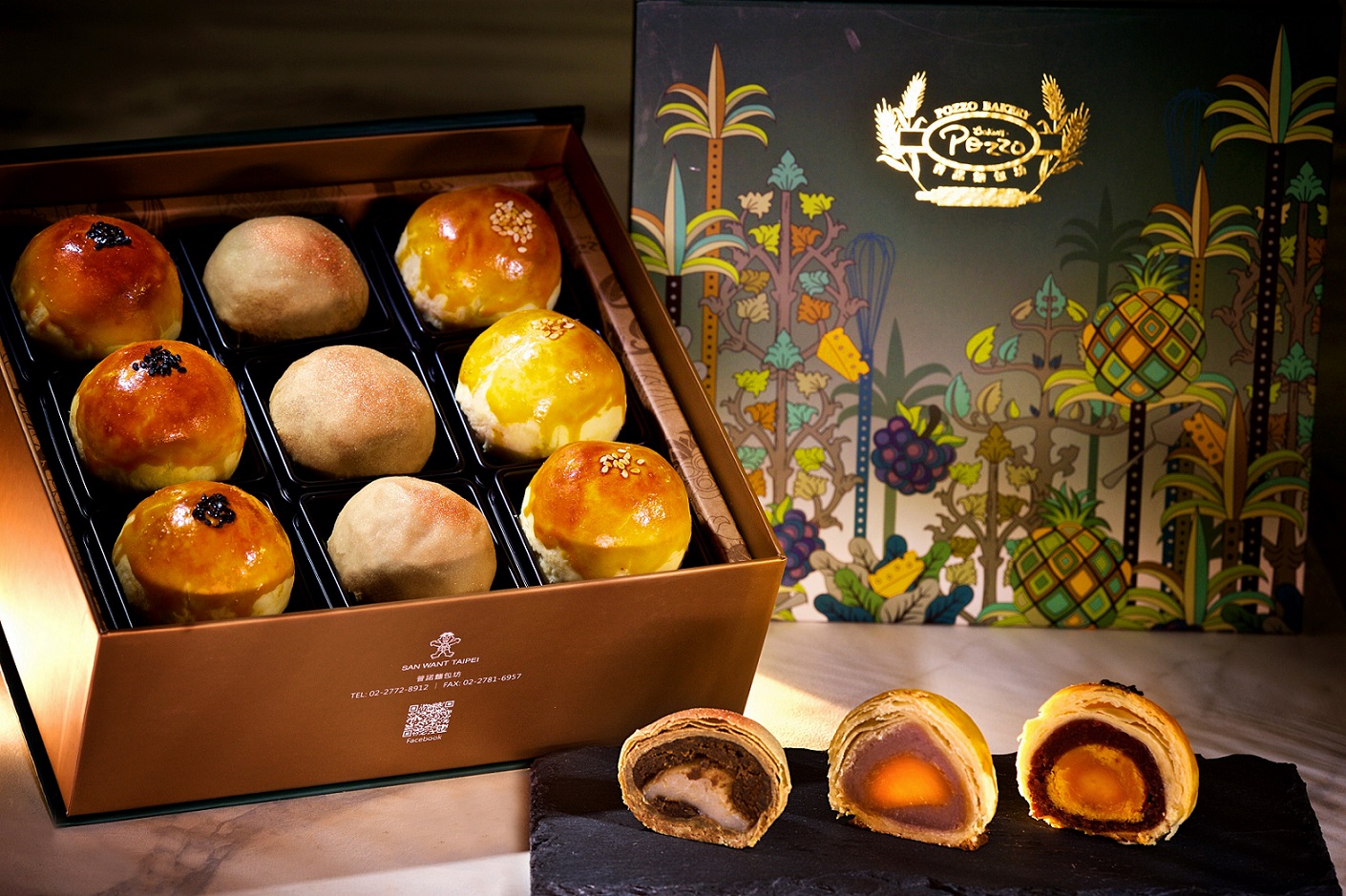 ▲Global Mall新左營車站於環球Online推神旺普諾麵包坊「金饌蛋黃酥禮盒」原價1,230元、優惠價980。(圖/Global Mall新左營車站提供)