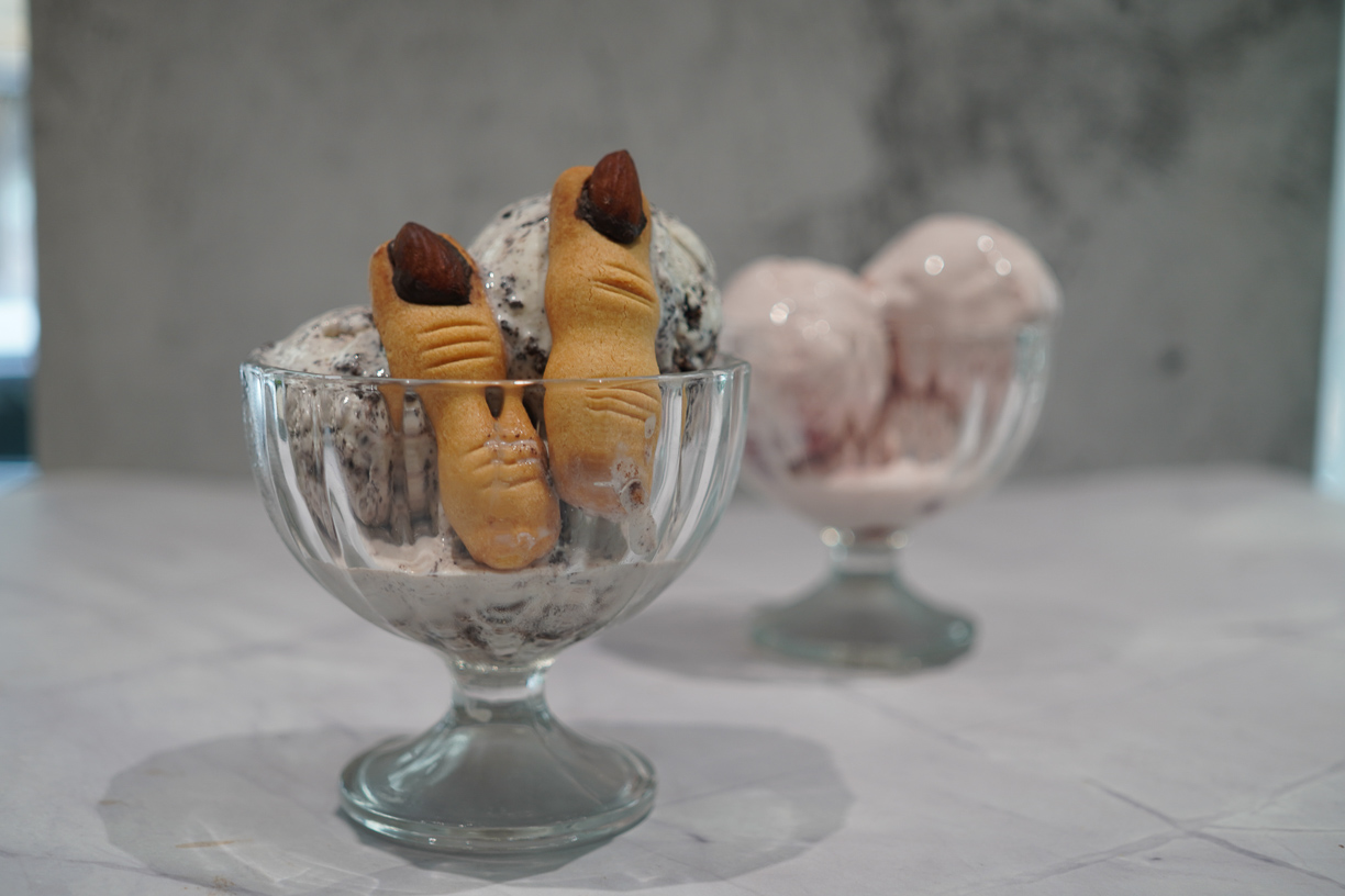 ▲湛盧咖啡 貝賽斯巫婆手指冰淇淋。（圖/SKM Park Outlets高雄草衙提供）