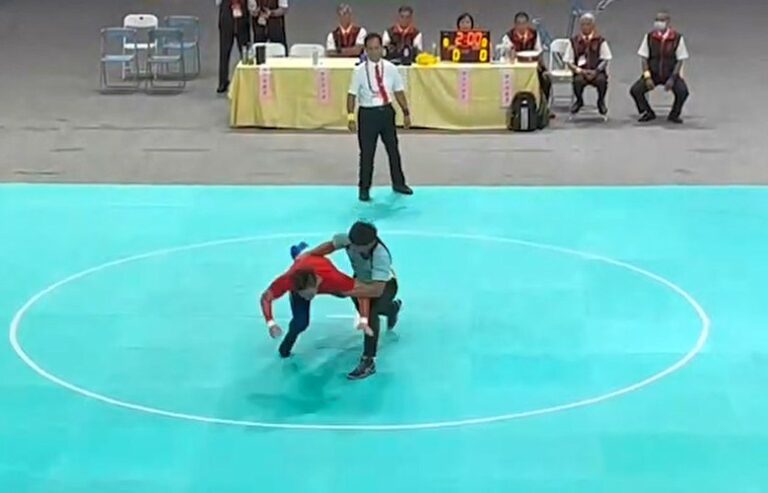 全民運  彰化太極拳隊穿金戴銀披銅為縣爭光