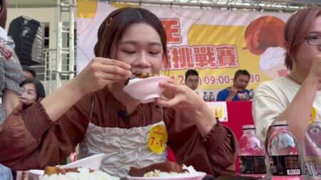 彰化經典爌肉飯挑戰賽　網紅奪冠秒殺5碗
