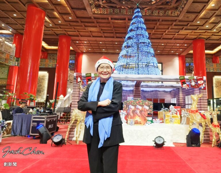 全臺飯店唯一極光奇幻世界   圓山飯店引進3D投影聖誕樹