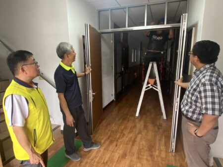 中彰榮家防火門新設　改善住民火災逃生時間