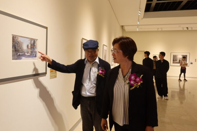 彰化水彩新視野 謝政憲展出62幅在地作品 彰化水彩新視野 謝政憲展出62幅在地作品