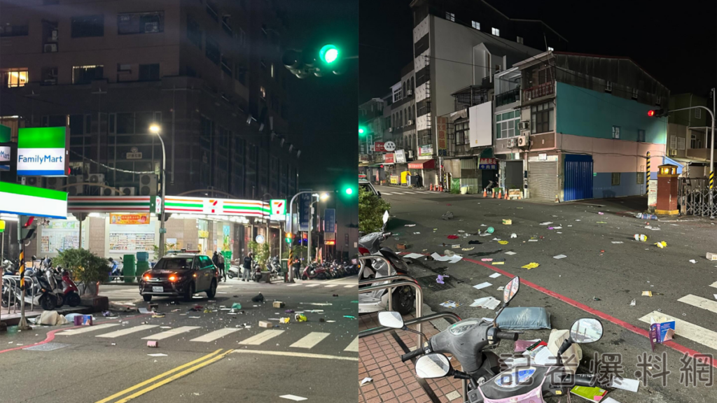 影／驚險！台南外籍醉漢深夜「高樓丟物」砸警車　警急逮人送辦