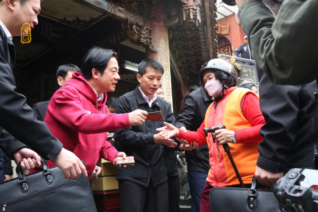 總統賴清德鹿港拜媽祖　強調國家安全與防詐