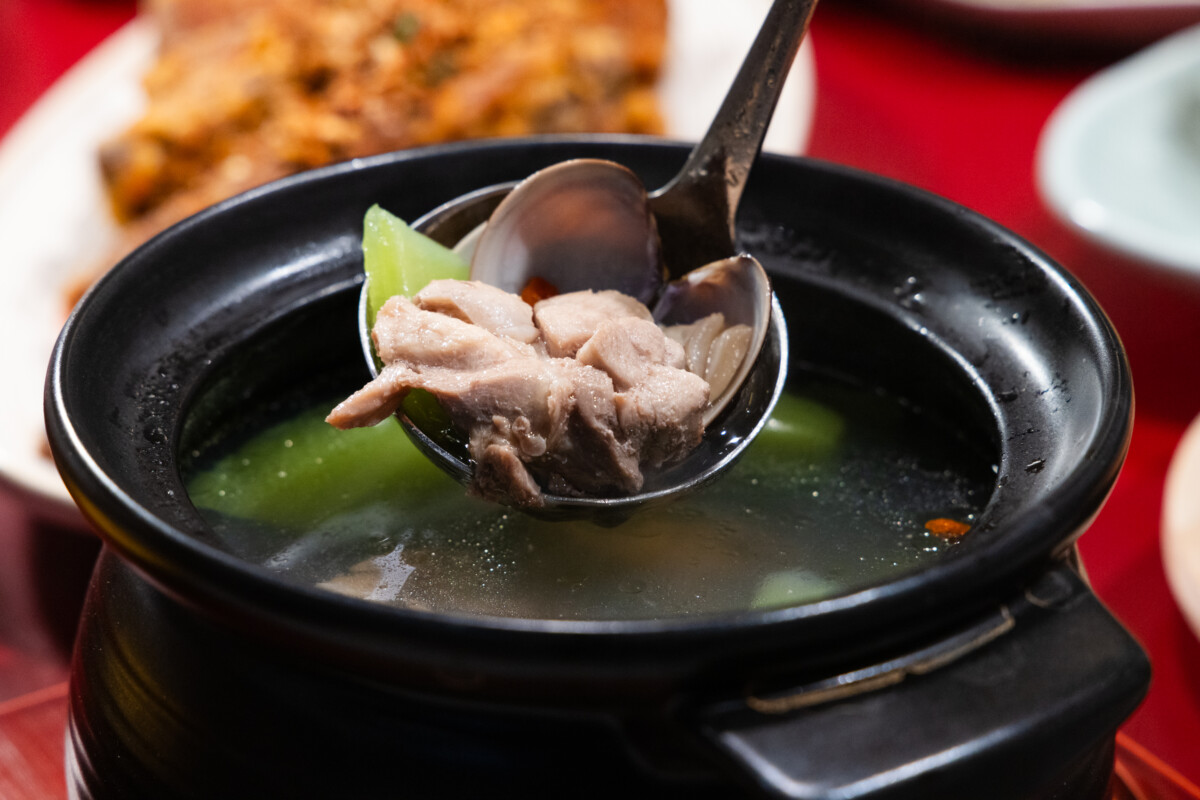 甘味刈菜雞湯