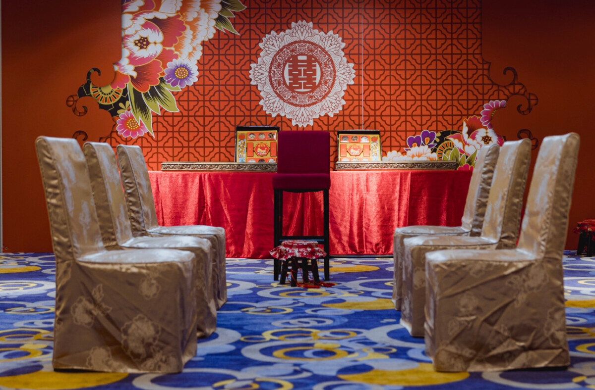 88樂章婚宴會館提供獨立中式文定廳，讓新人輕鬆保有傳統儀式，一站式完成訂結。