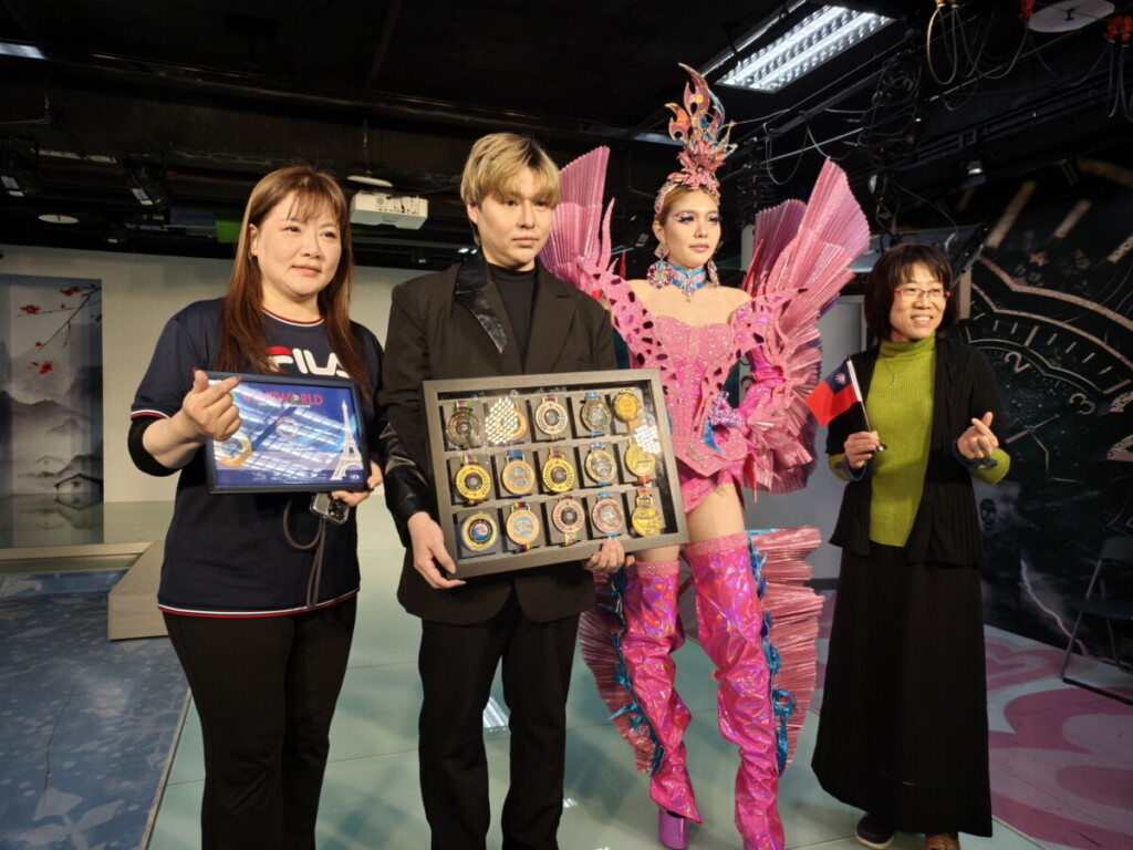 連霸！建國科大林靖堯摘2024創意化妝世界金牌