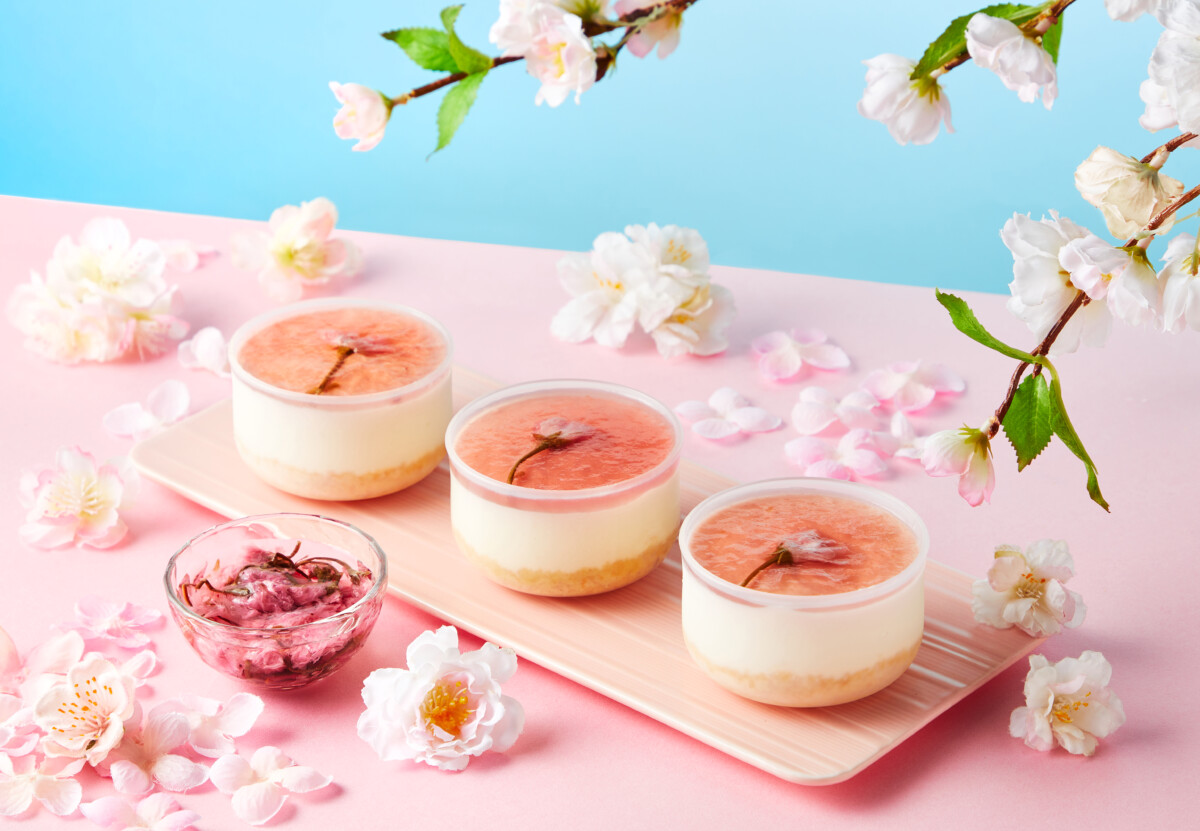 春天限定！起士公爵「櫻花ㄉㄨㄞ ㄉㄨㄞ生乳酪杯子蛋糕」夢幻登場！