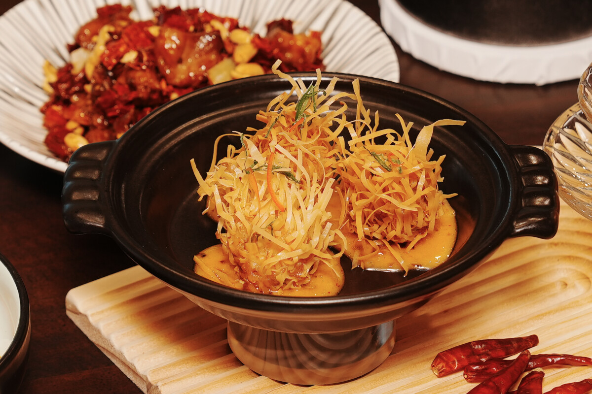 麻辣奶油金絲蝦球