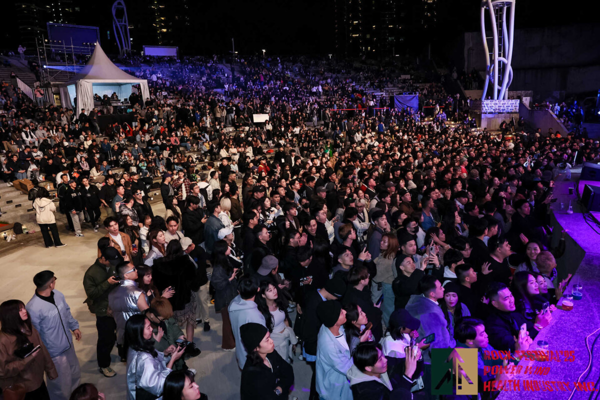 ▲柏文健康事業(健身工廠)，今(8)日在台中戶外圓滿劇場舉辦年度春酒園遊會。(圖/健身工廠提供)