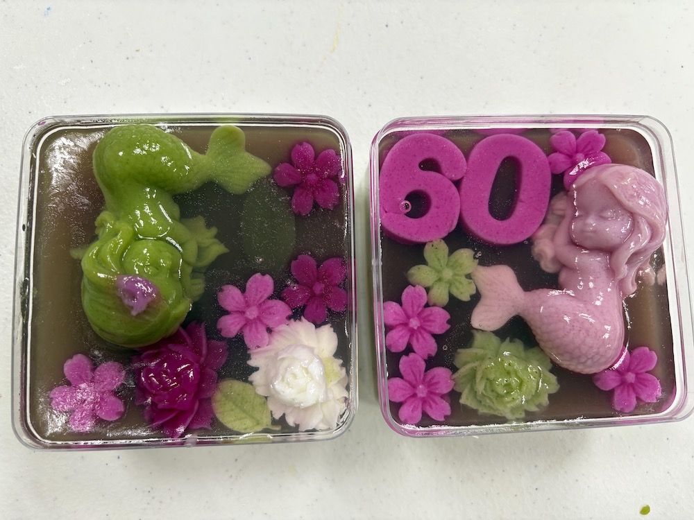 現場教學製作的果凍令人愛不釋手。（圖/移民署提供）