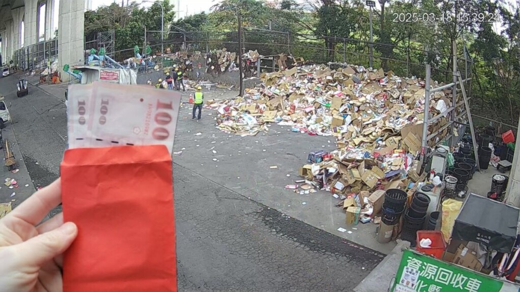 婦人誤丟「手尾錢」　清潔隊垃圾堆尋寶大作戰