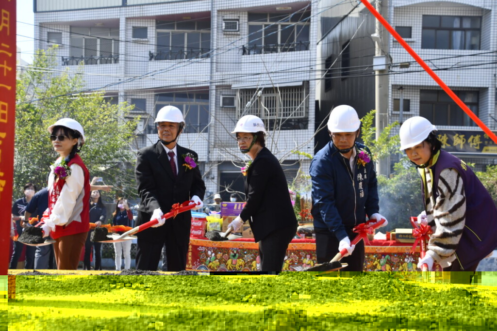 舊社福德廟捐土地 社頭托嬰與社區中心動工 舊社福德廟捐土地 社頭托嬰與社區中心動工
