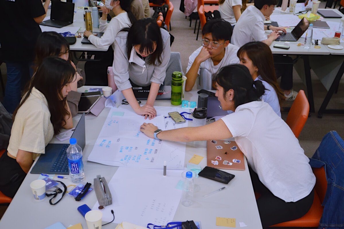 ▲經兩天連續創作，Z世代年輕的腦激發出許多創業題材。(記者/陳維鈞翻攝）