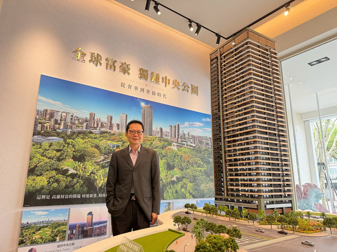 ▲興富發代銷事業單位苗青德特助說，「中山鉑悦」可說是集結所有建案優點於一身。（圖/中山鉑悦提供）