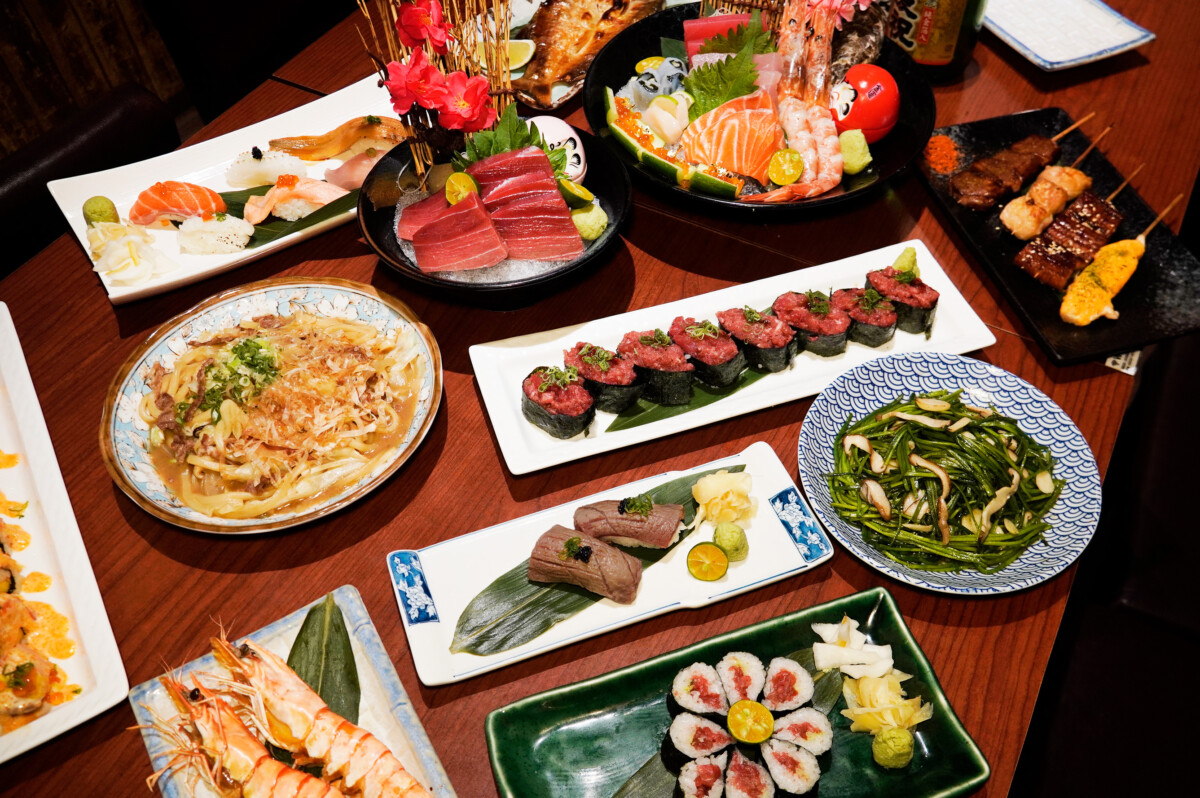 狗一下黑鮪魚創意料理非常豐盛