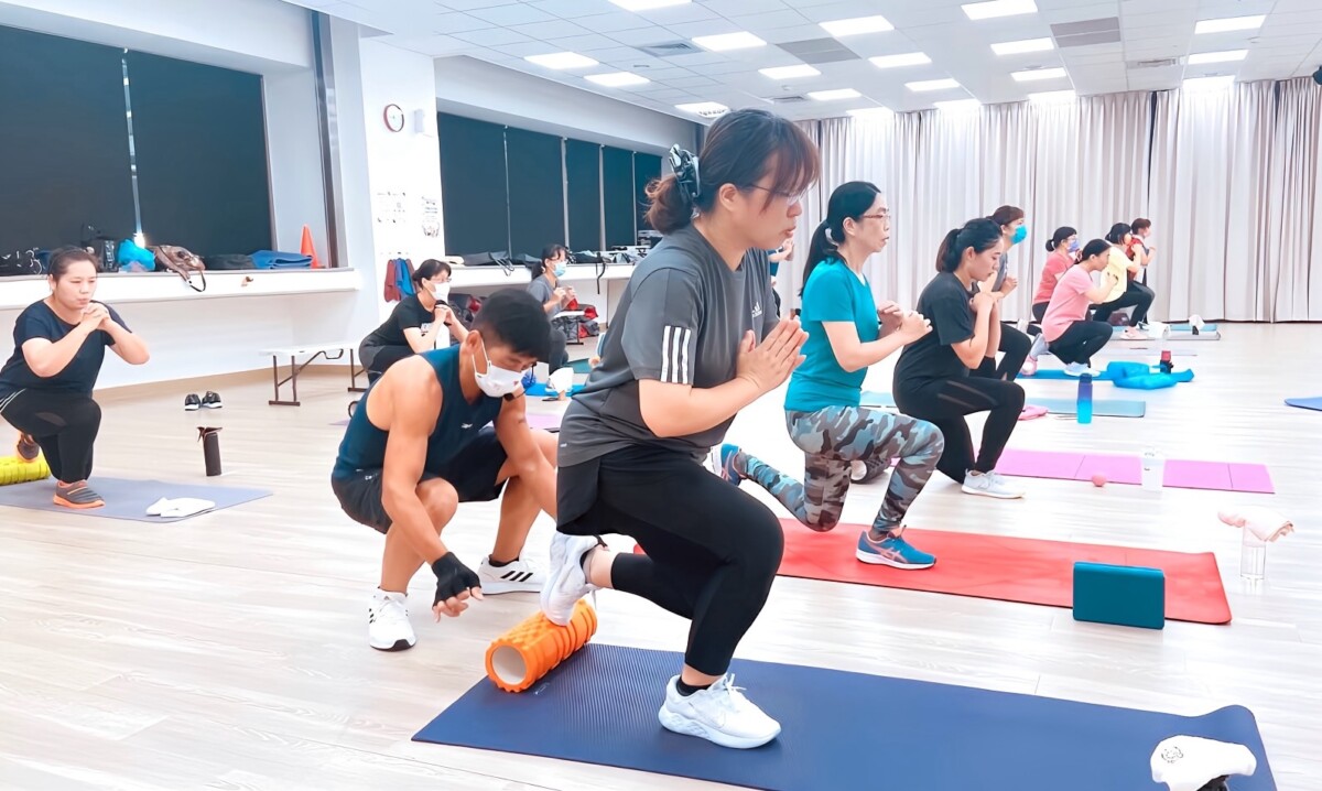 ▲邀請市民朋友們帶媽媽到運動中心，一起享受運動時光。(圖/中市府提供)