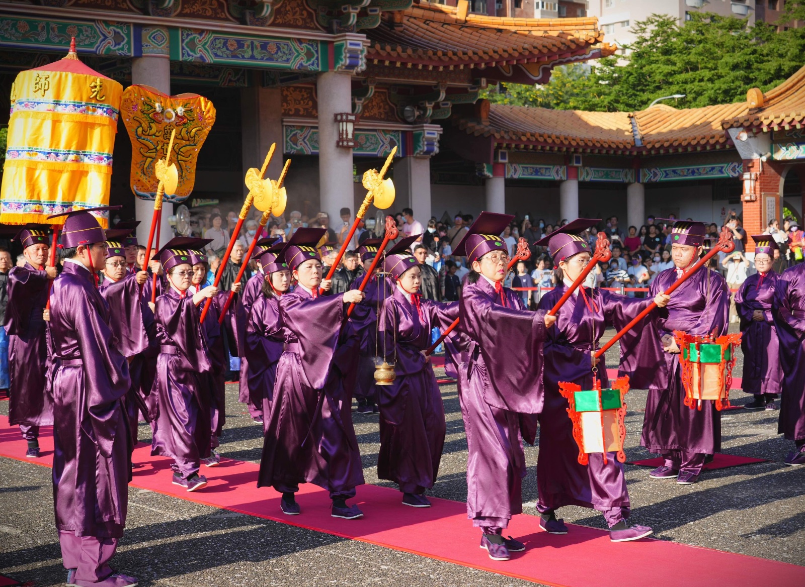 千年禮樂再現台中　 祭孔大典千人觀禮敬先師