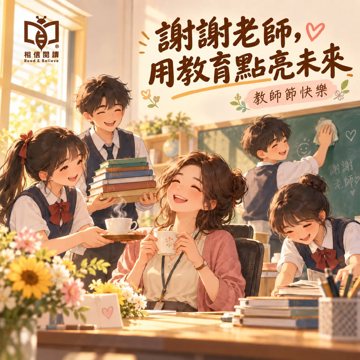 928教師節／相信閱讀向老師致敬　鄭莉穎：您教會我們的，會一直傳承下去