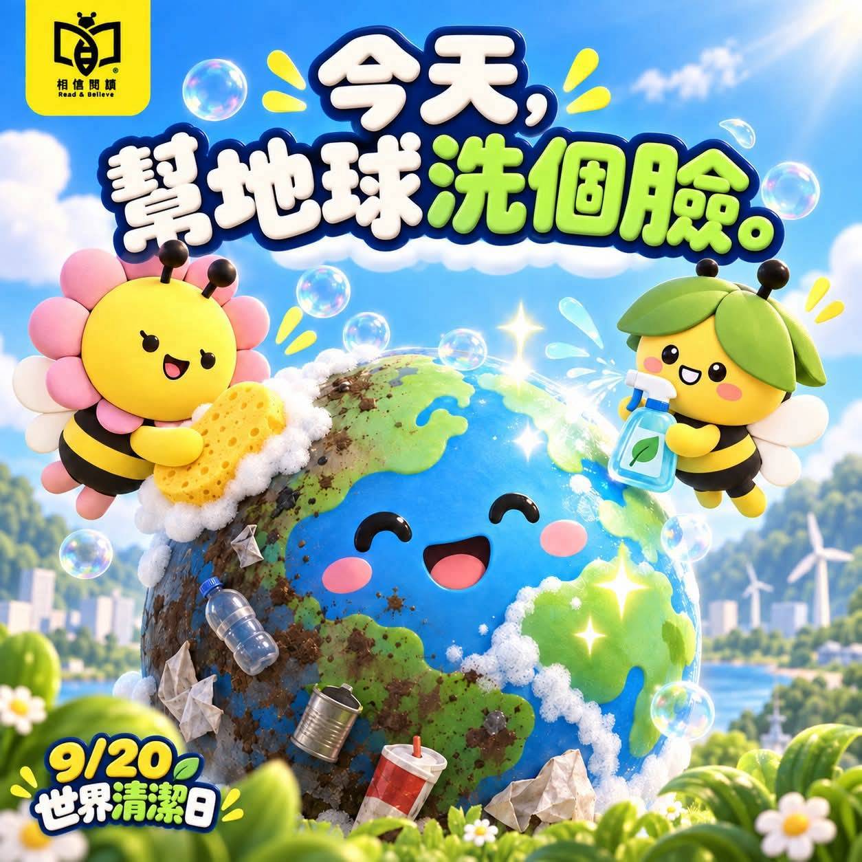 世界清潔日／永續媒體人鄭莉穎：永續從生活出發！永續列車持續開進校園