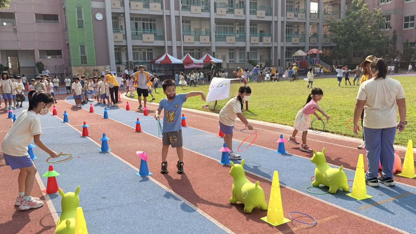 台中龍井親子體能嘉年華　五項運動體驗帶動全民動起來