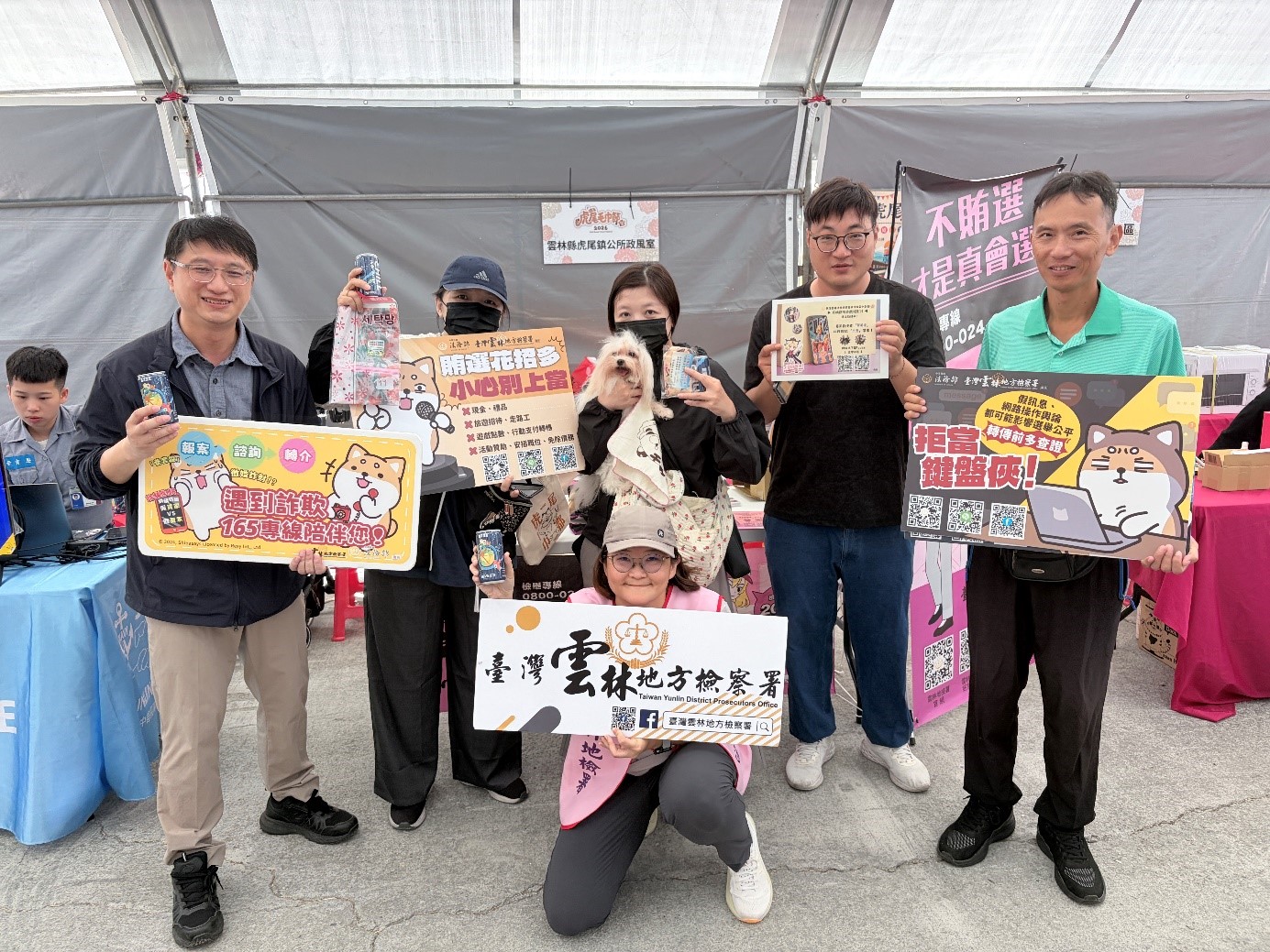 反賄選宣導出招！雲林地檢署攜手毛巾節　限量氣泡水2小時吸百則留言