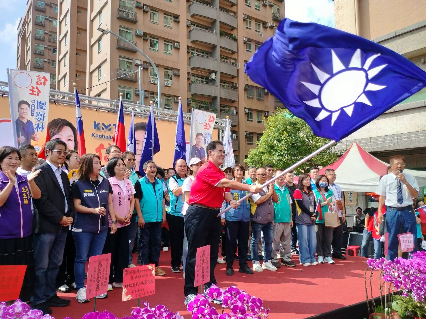 尋求八連任的市議員劉德林  支持者不減當年  柯志恩稱其忠黨愛國