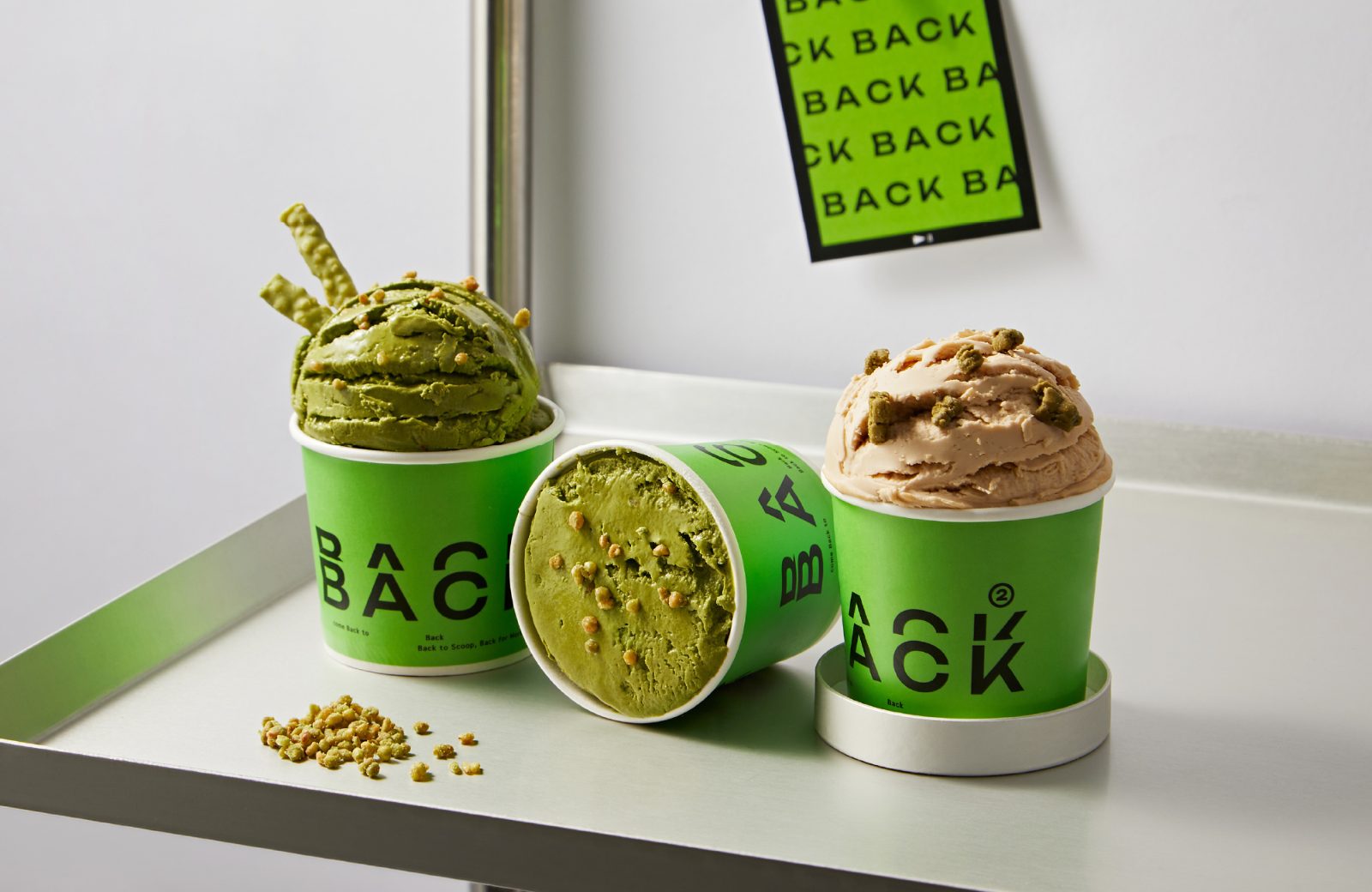 顛覆味蕾想像的純素奢華！精品植物奶冰淇淋「BACK BACK」攜手法式甜點工藝　重度抹茶佐蕎麥粒與微鹹味噌焦糖驚豔登場