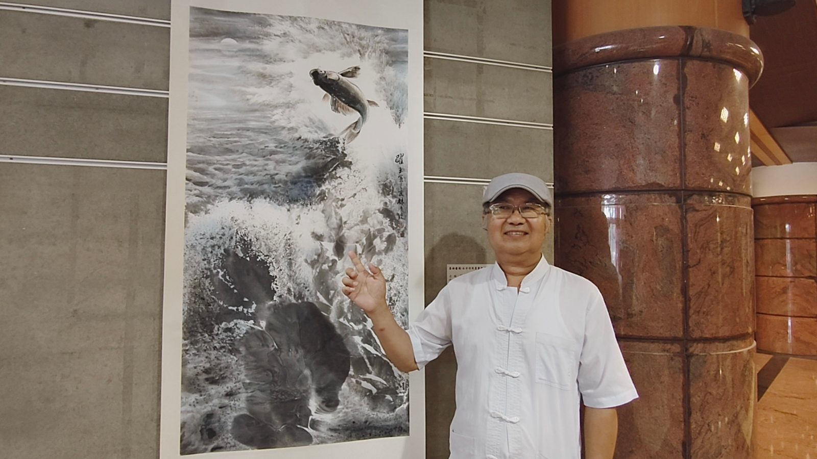 藝術跨世代交流　采墨畫會35年墨韻建國科大展出
