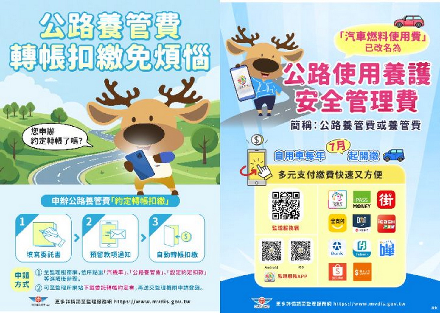 汽機車車主注意！公路養管費10月31日截止