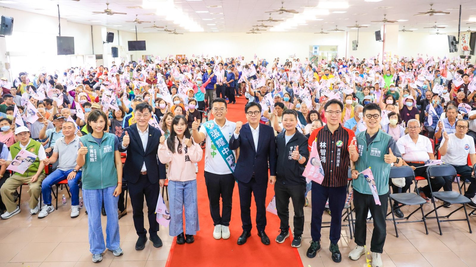 子弟兵張耀中成立競選總部 陳其邁、林岱樺等多位跨黨派大咖親自站台讚聲