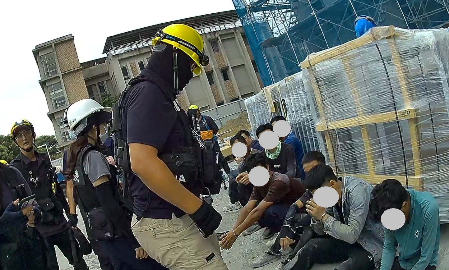 打擊黑工產業鏈   台南工地查獲大批失聯移工及雇主
