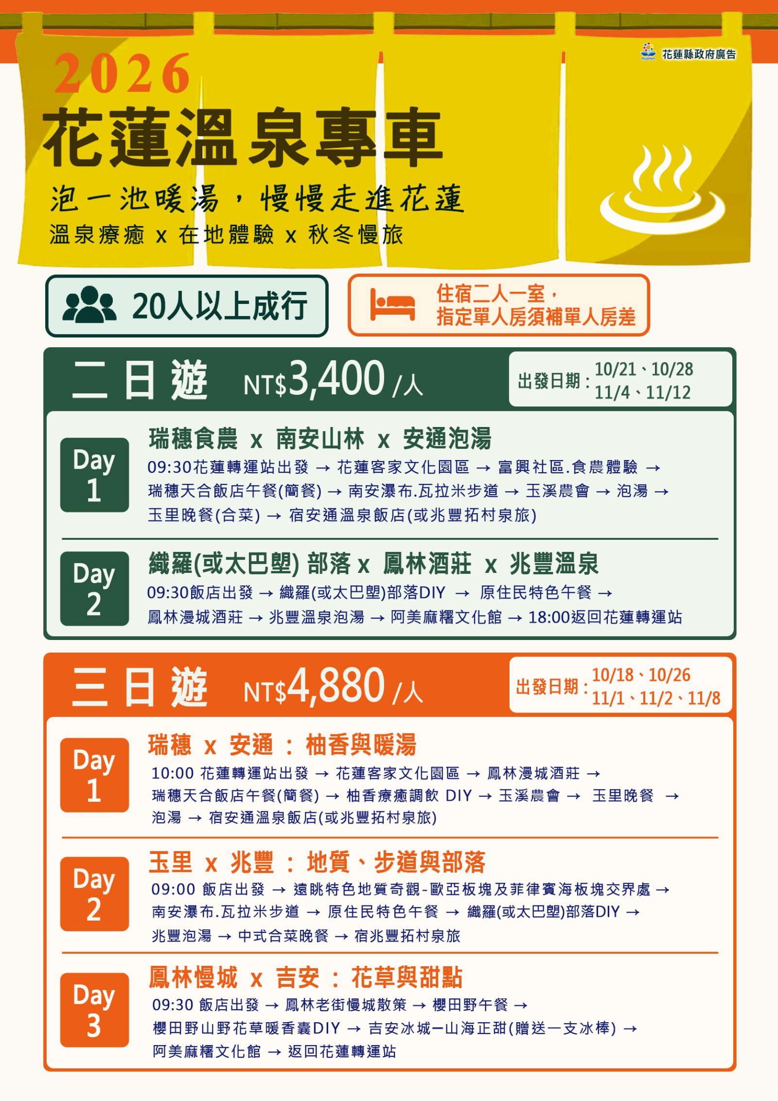 從一池暖湯到一座縱谷：花蓮溫泉專車，如何把旅遊人潮轉為地方的力量